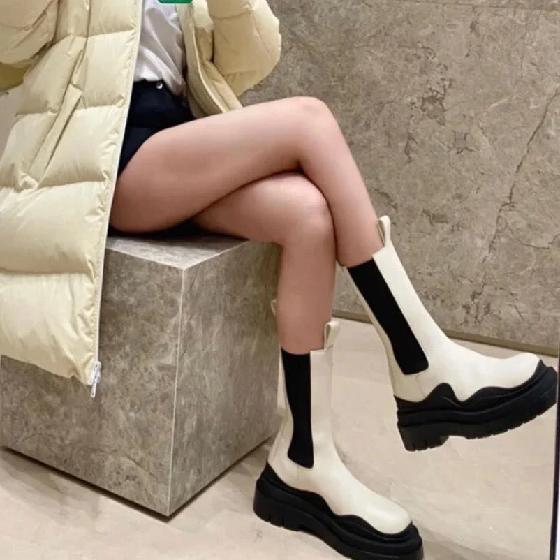 未使用 BOTTEGA VENETA/葆蝶家 短靴/34.5码/Xspk483