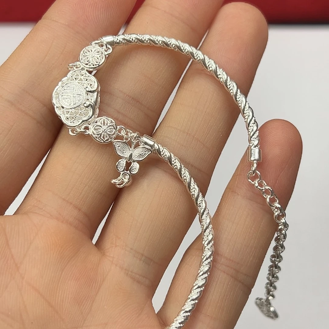 无足银足银手工手链