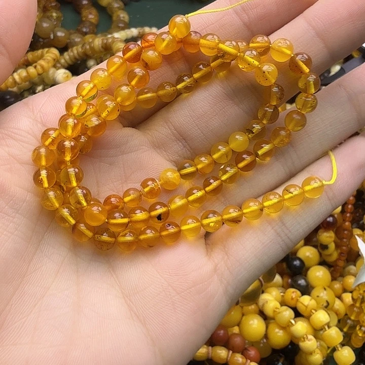 琥珀未镶嵌珠宝奇石