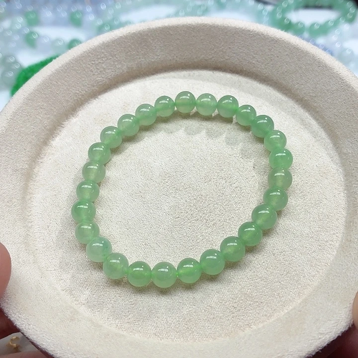 未镶嵌手链翡翠天然缅甸翡翠A货 卡7