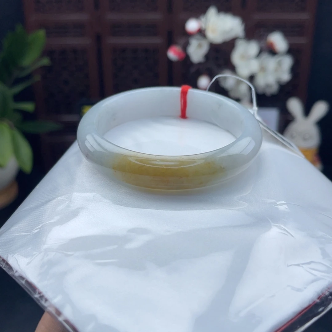 翡翠未镶嵌把件57-58正圈手镯