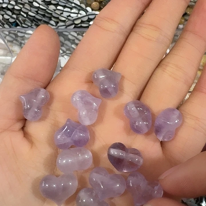 玛瑙/玉髓合金珠宝半成品一个横孔紫水屁桃