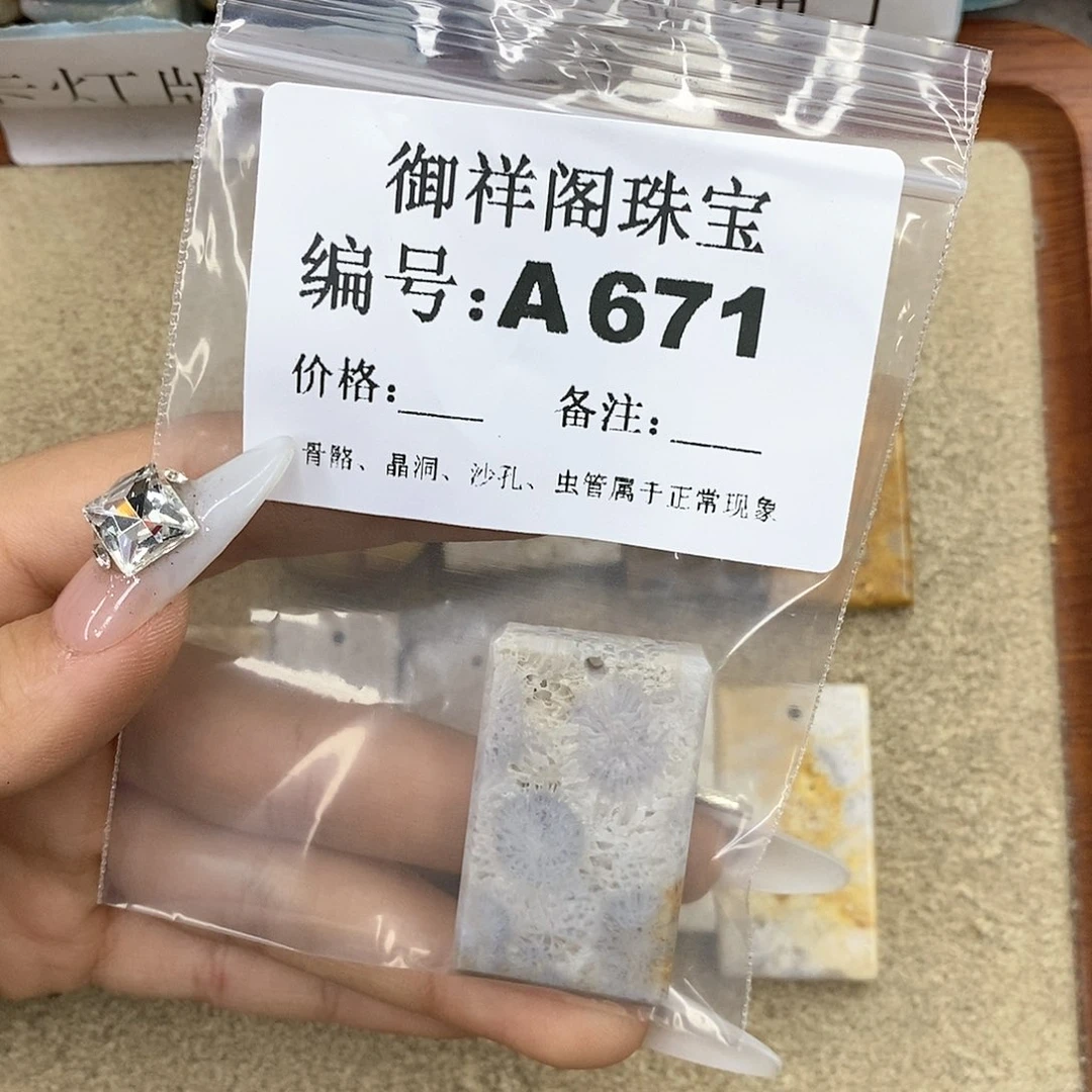 硅化珊瑚（珊瑚玉）z未镶嵌L***理
