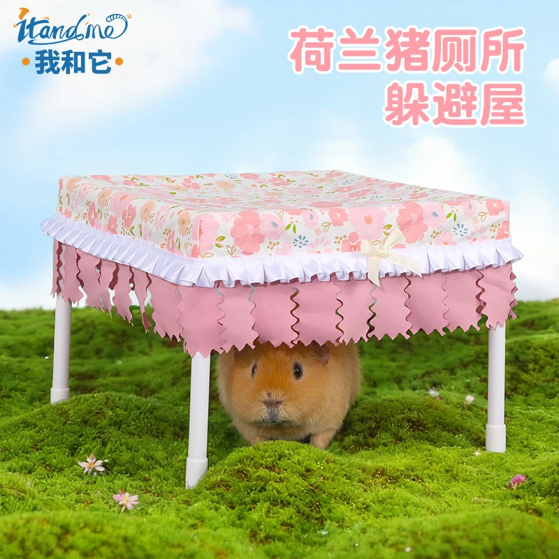 【小小的嘟嘟专属】我和它荷兰猪厕所躲避兔子龙猫流苏躲避豚鼠躲避