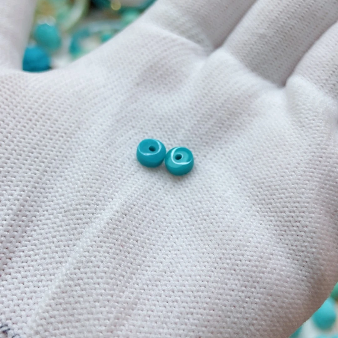 绿松石未镶嵌珠子5.7mm