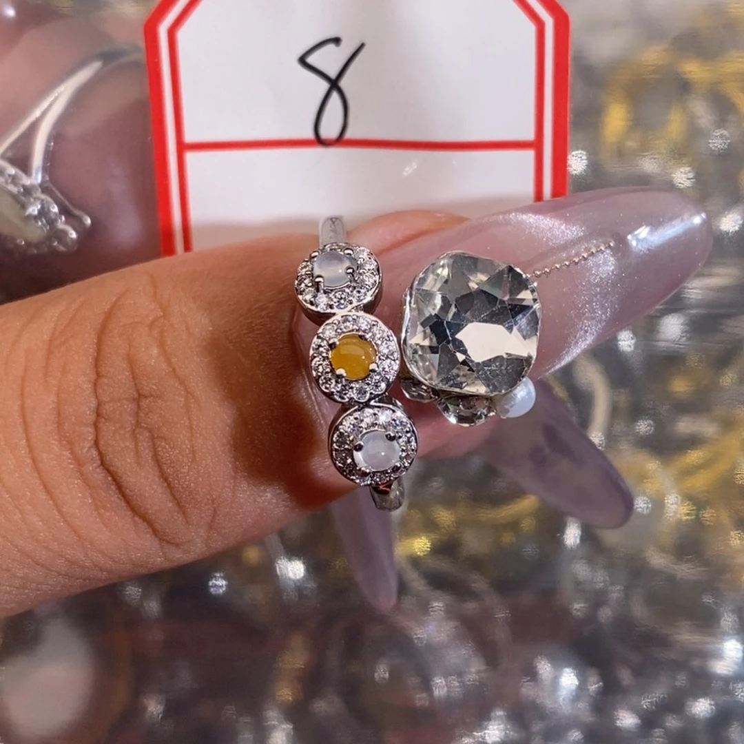 翡翠戒指合金翡翠首饰