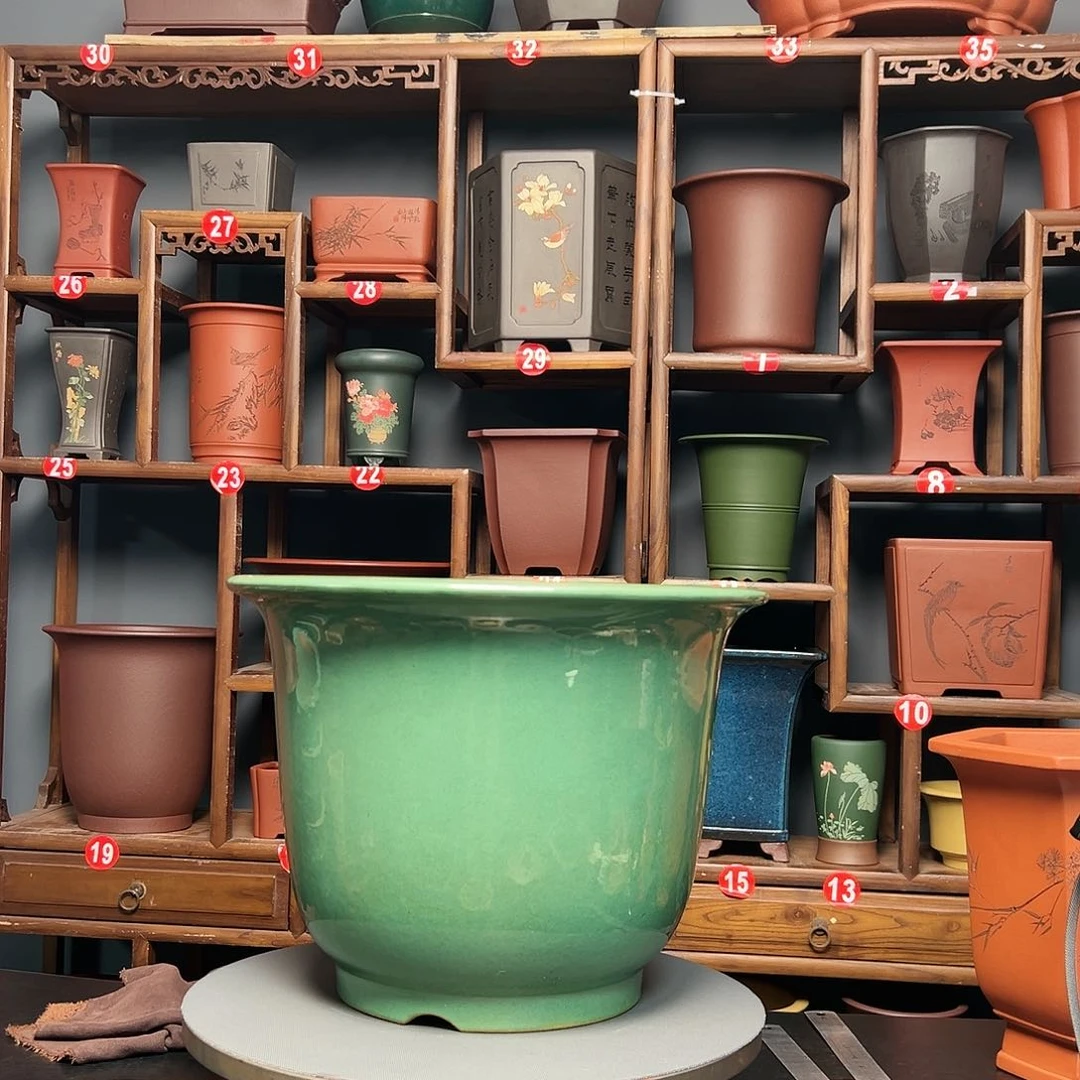 紫砂花盆姬*洛紫砂金钟