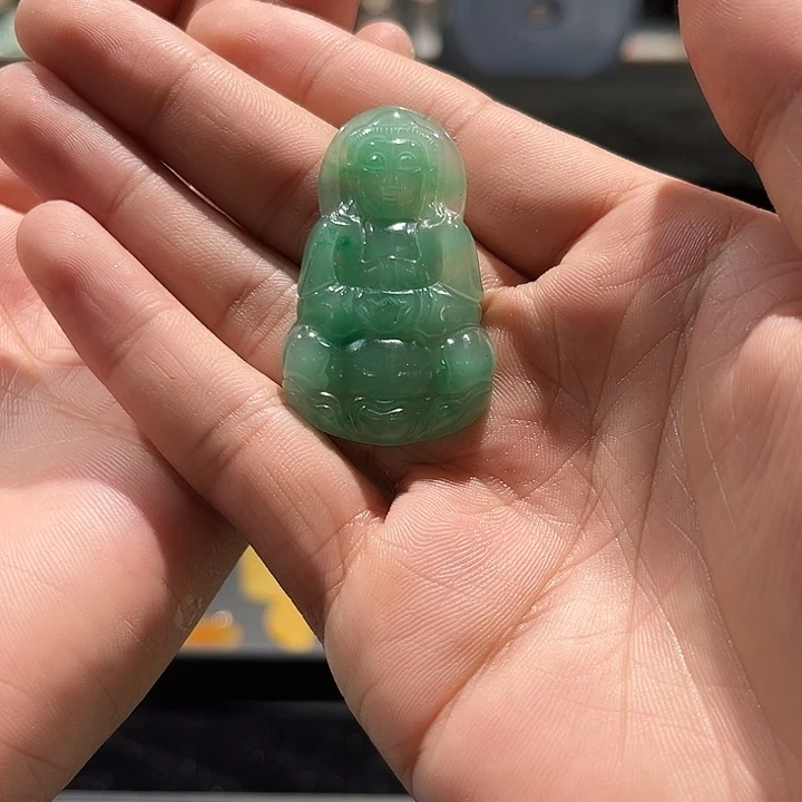 翡翠未镶嵌颈饰非洲翠