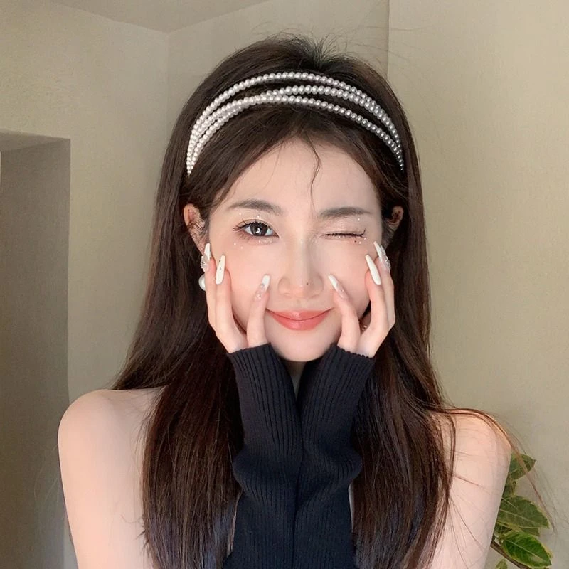 爆款发箍女超仙法式浪漫网红2025年新款百搭洗脸高颅顶气质时尚