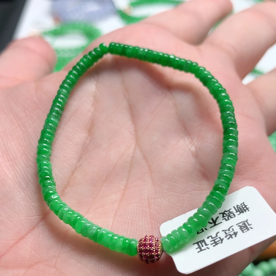 翡翠未镶嵌手链翡翠