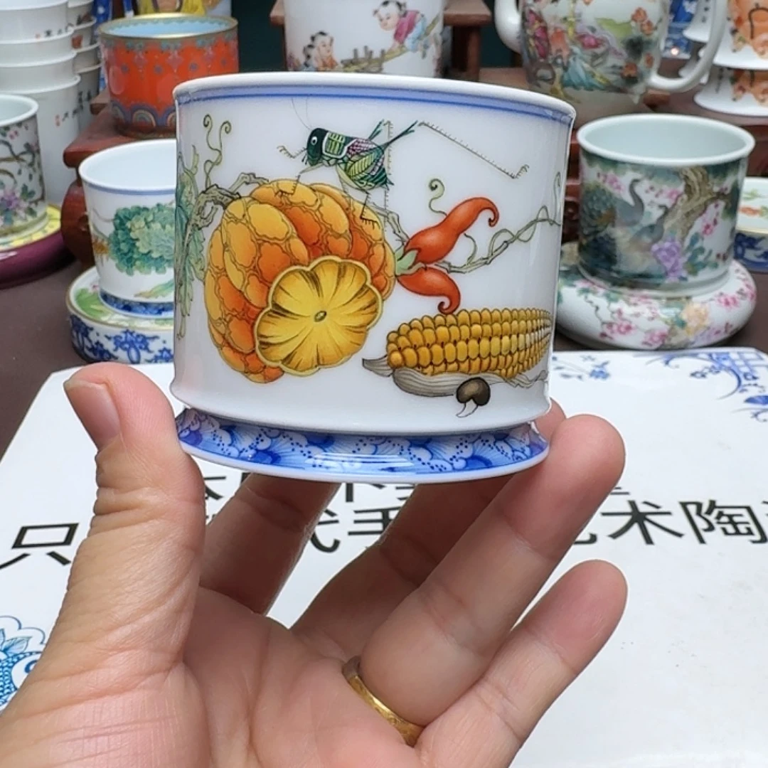 景德镇手工手绘展示
