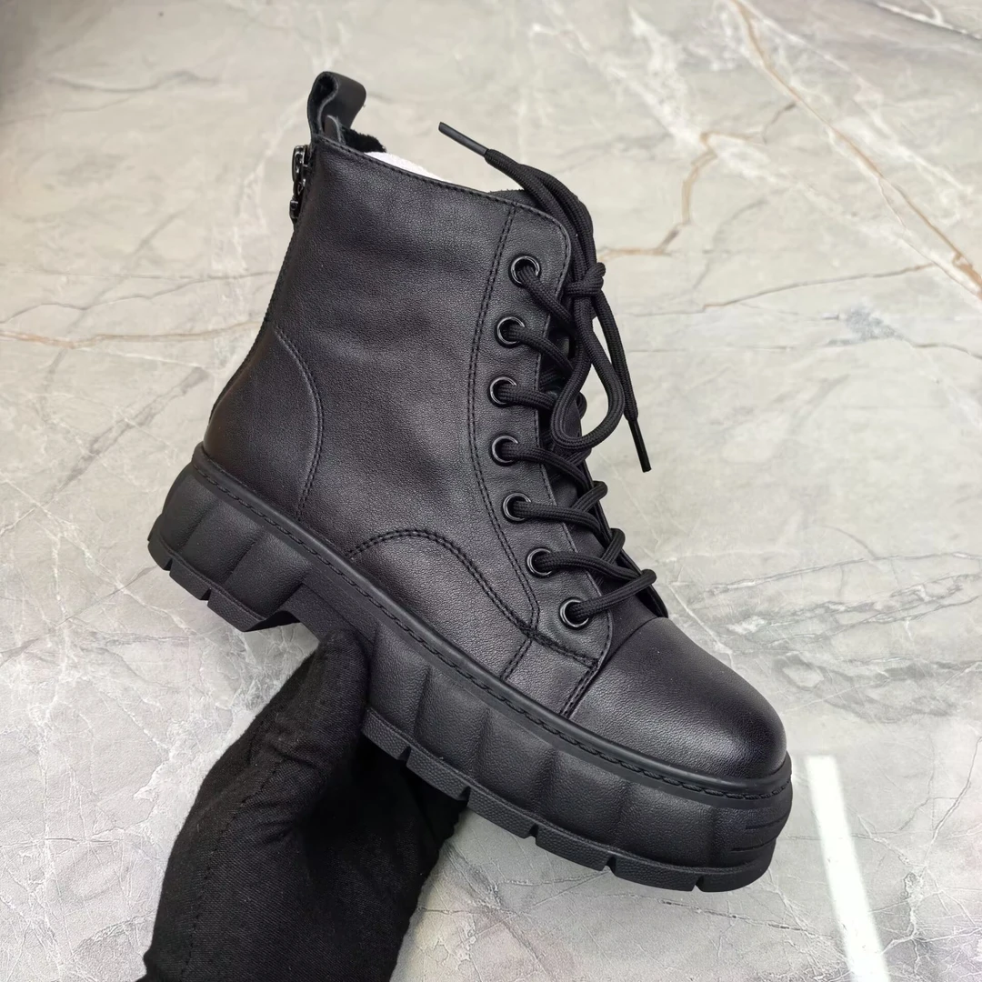 c（孤品）38码短靴女靴子 1070-55牛皮百搭