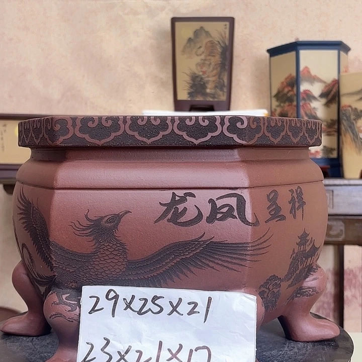 紫砂花盆宜兴紫砂