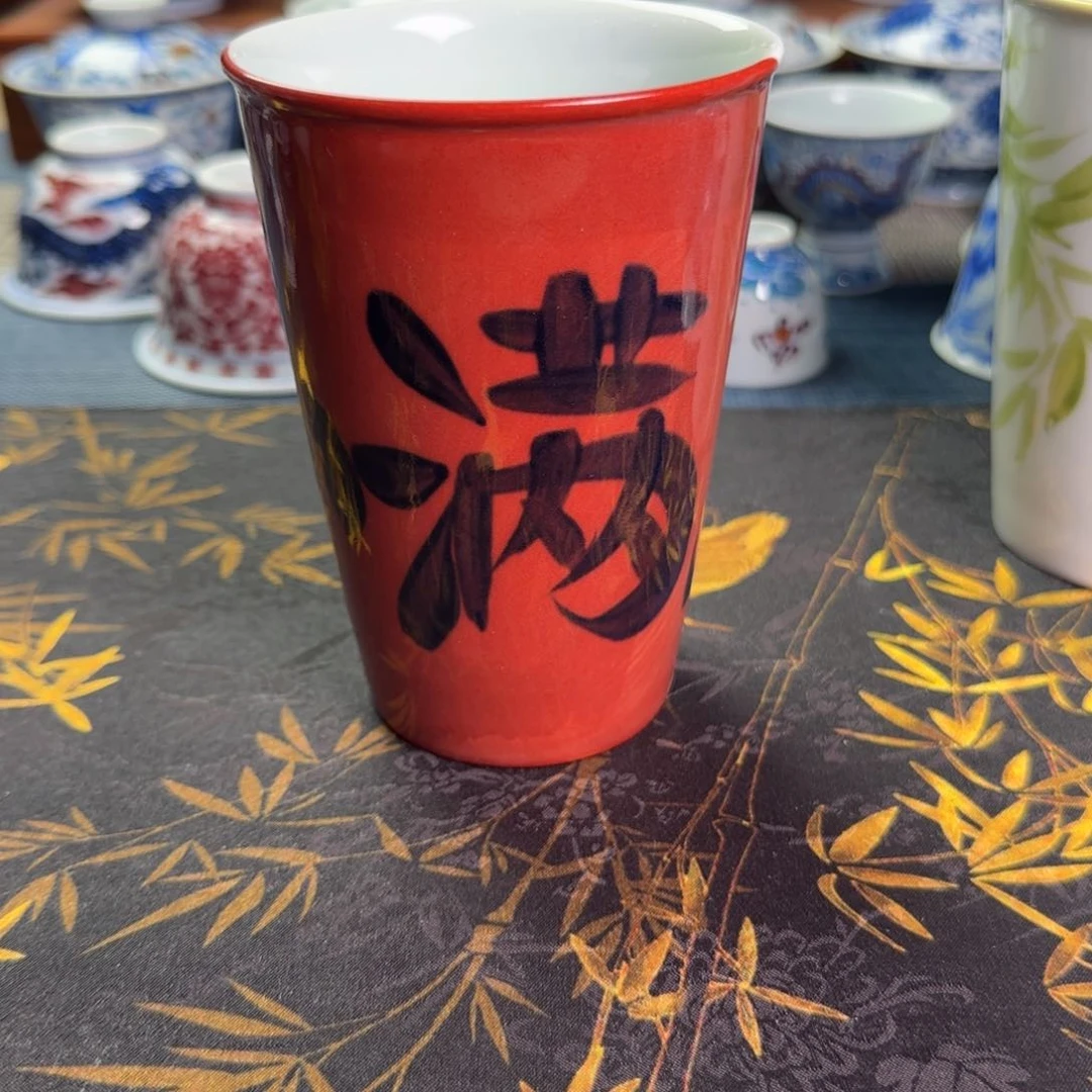 瓷片小满可乐杯一件