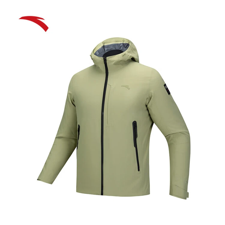 【风暴甲Pro】安踏秋季新款男子安踏膜科技面料防暴雨级冲锋衣