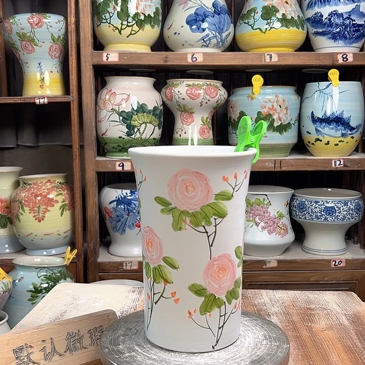 兰花盆玫瑰新款新款陶瓷新款新款陶瓷微瑕
