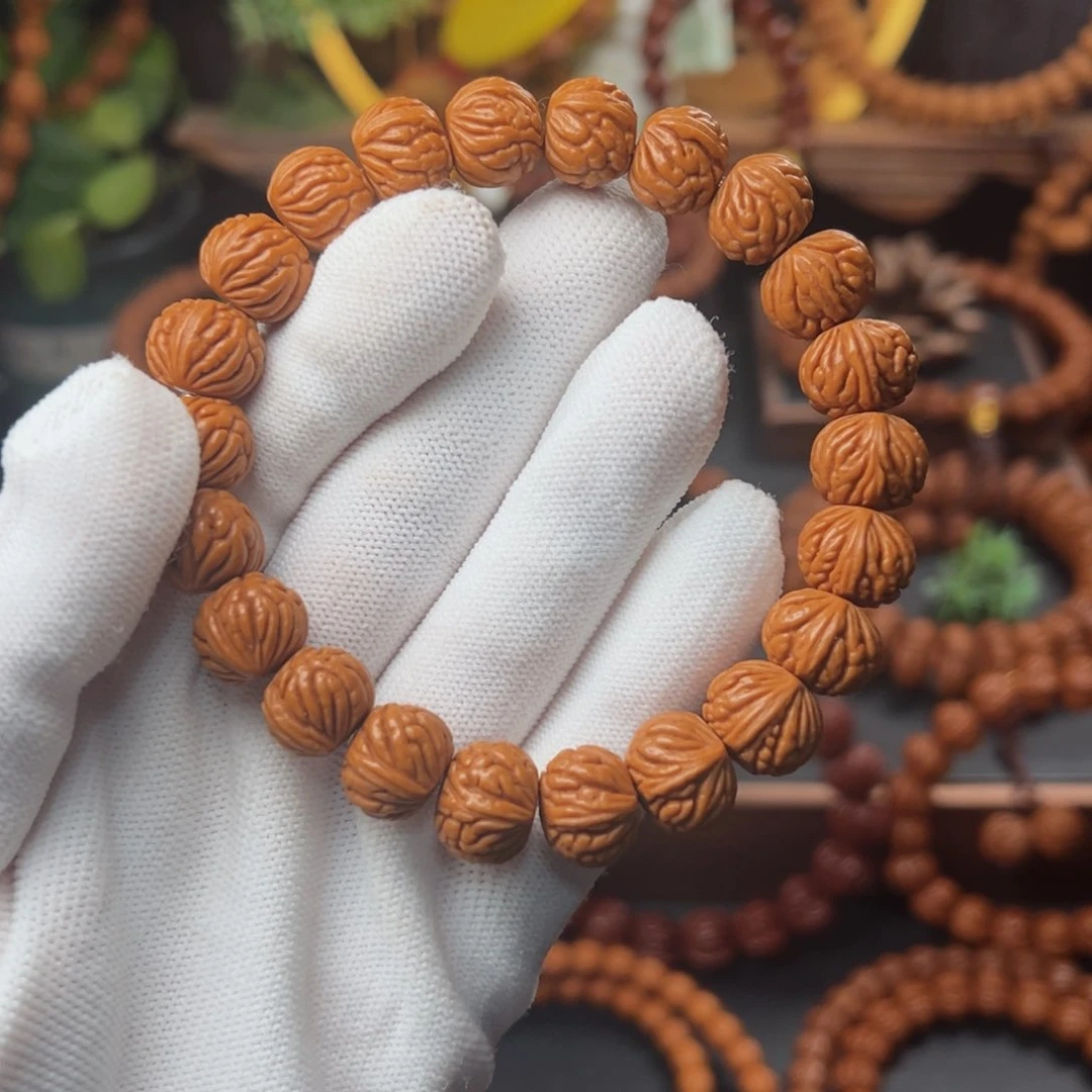 吊坠桃核1.3盘龙爆肚手串