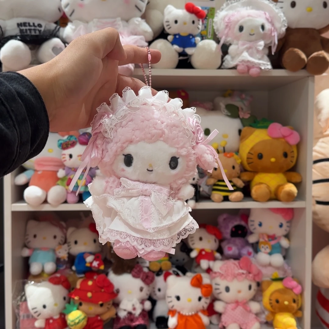 毛绒花嫁小羊挂件llll