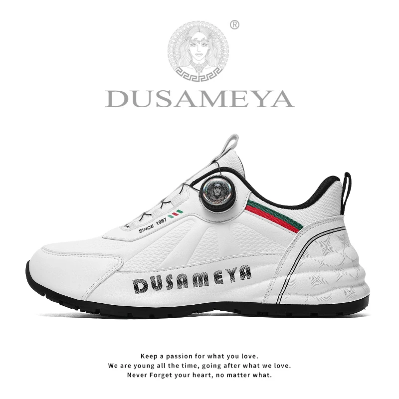 DUSAMEYA/杜莎米娅【新款】时尚百搭男士鞋子轻奢运动休闲潮鞋6703