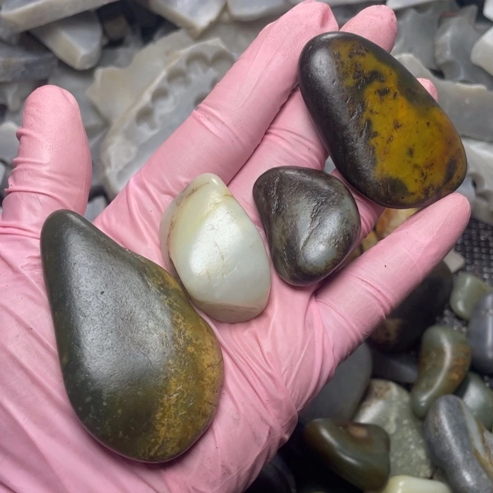 软玉珠宝半成品未镶嵌一**头