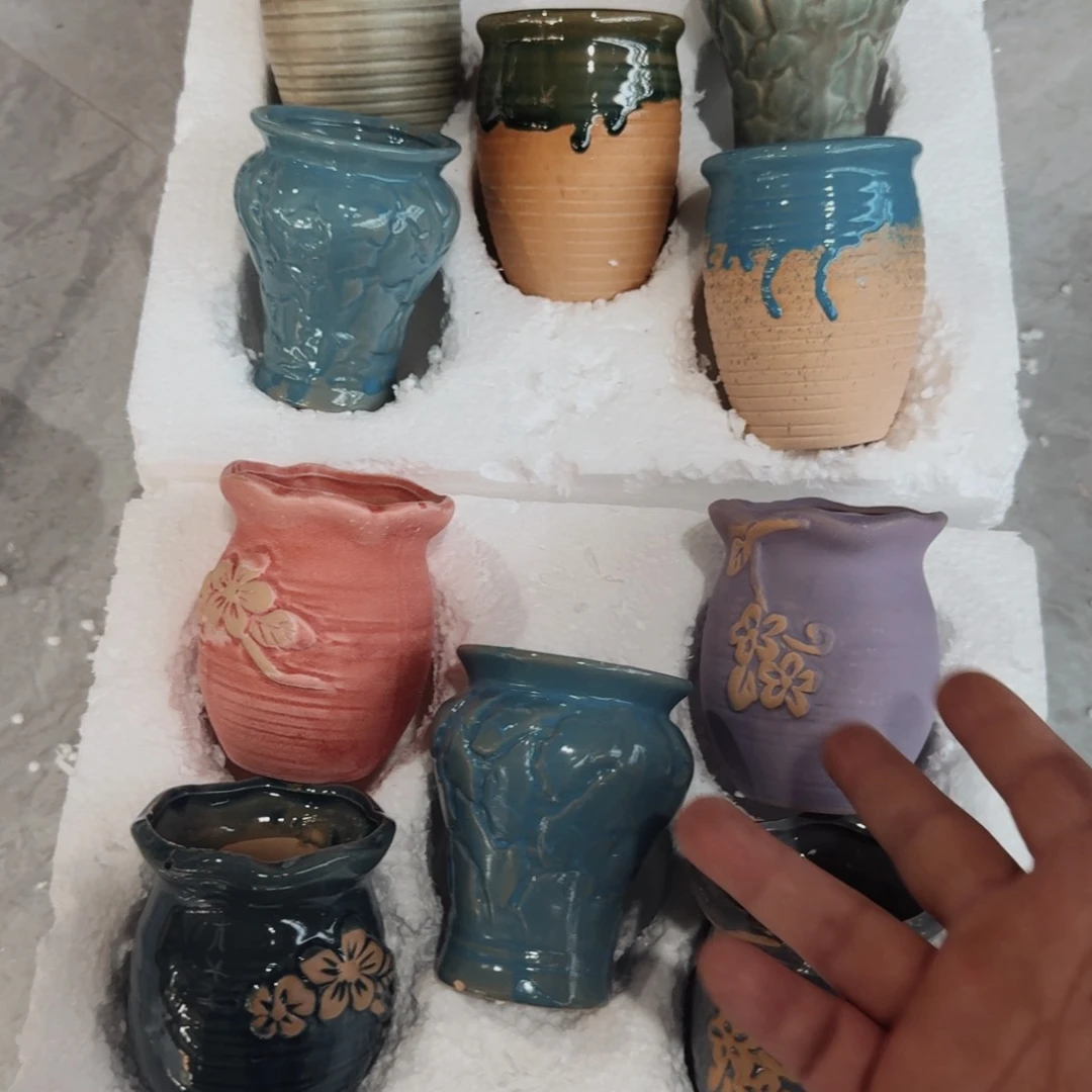 紫砂花盆粗陶盆 呀