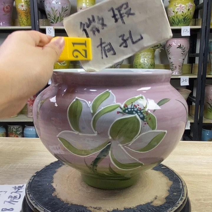 景德镇高温陶瓷花盆