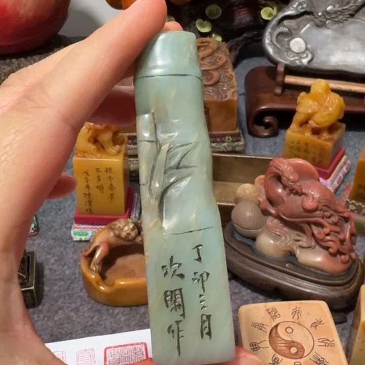 徐***法寿山石印石手工艺品摆件