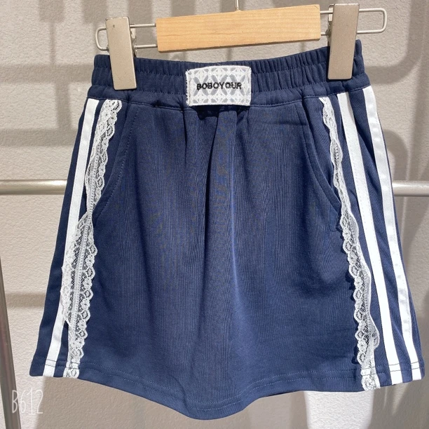 1166童装蕾丝边半身短裙