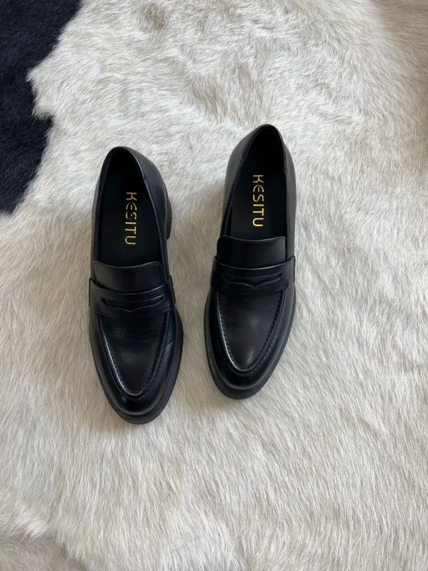 纯皮8376-2乐福鞋