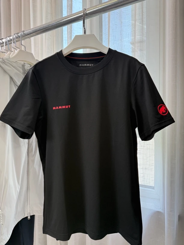 MAMMUT猛犸象运动短袖T恤夏季男圆领户外速干透气吸汗跑步上衣