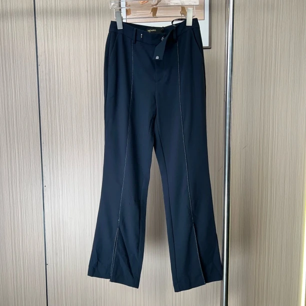 308品牌撤柜女装曼家春夏时尚设计款休闲裤