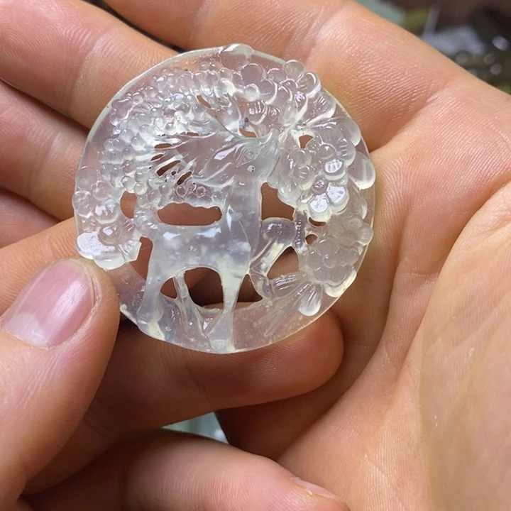 岫玉岫玉颈饰未镶嵌