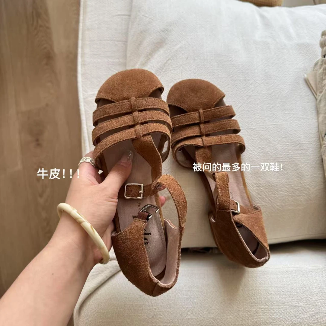 小文姐 XZ010-只接50双团！！！原厂订单！定制手工凉鞋