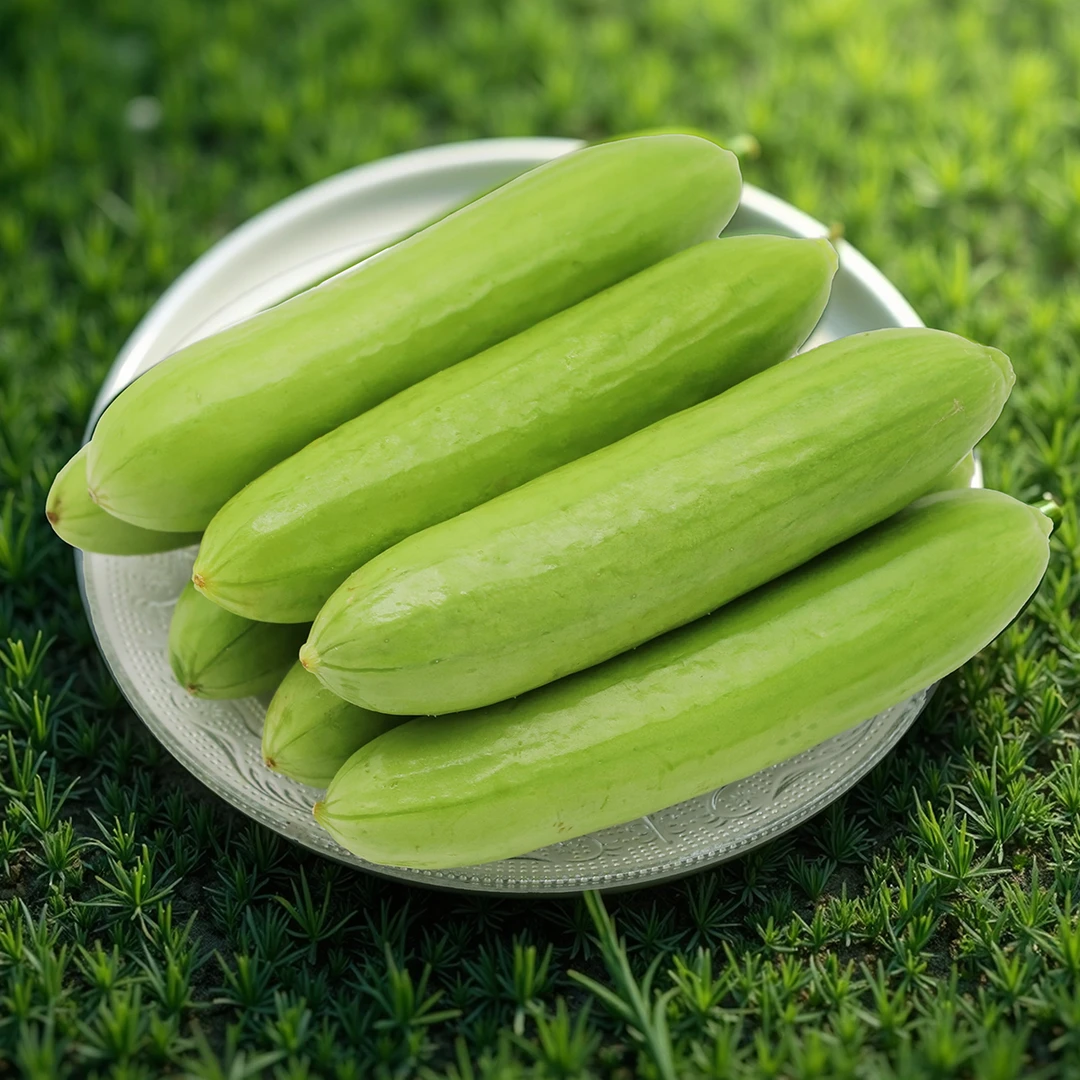 春沐源新鲜奶油小黄瓜现摘生鲜水果白玉黄瓜即食沙拉轻食绿色健身
