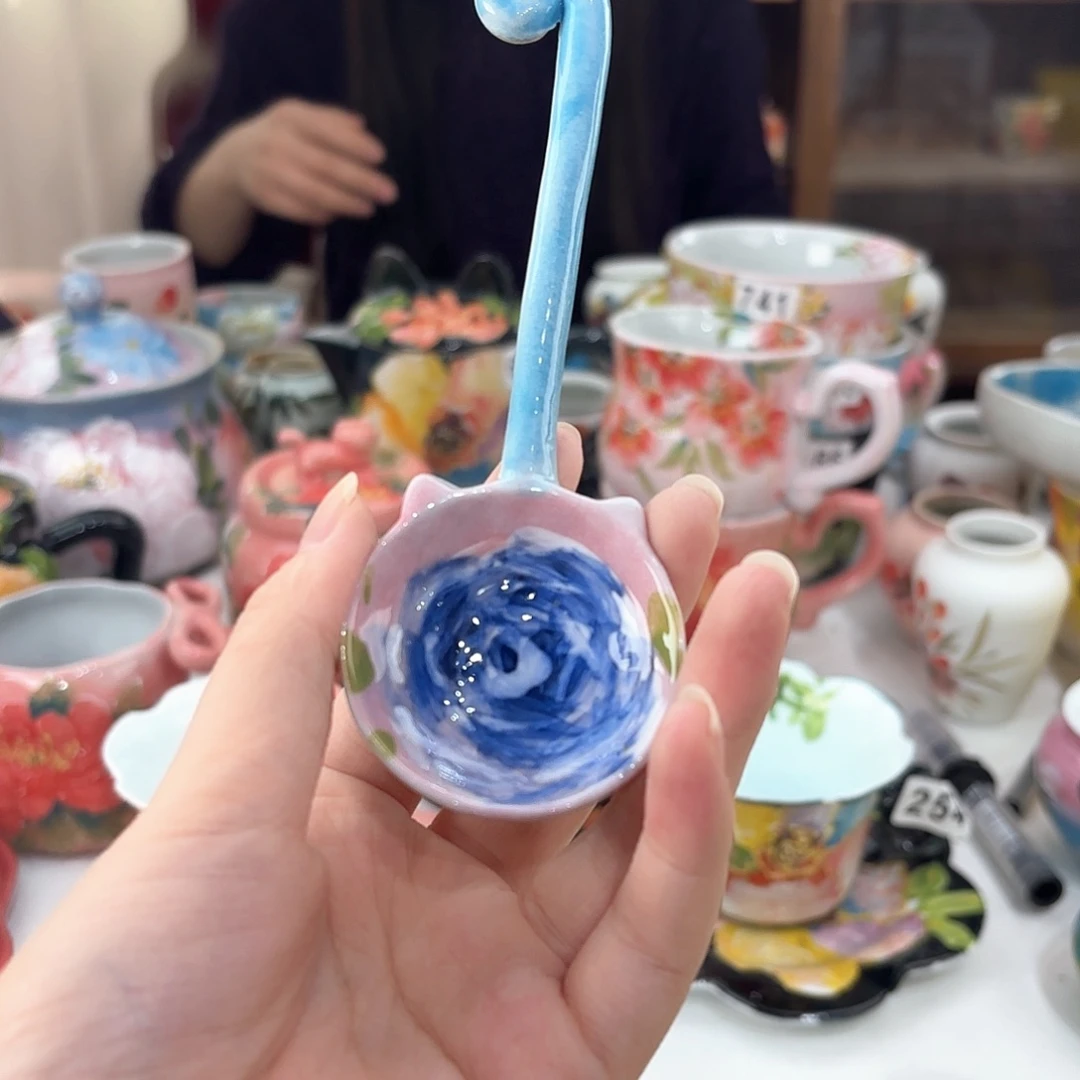 景德镇手绘高温釉下彩陶瓷茶具