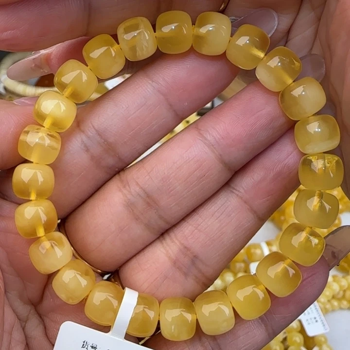 手链蜜蜡未镶嵌聚宝盆老型手串