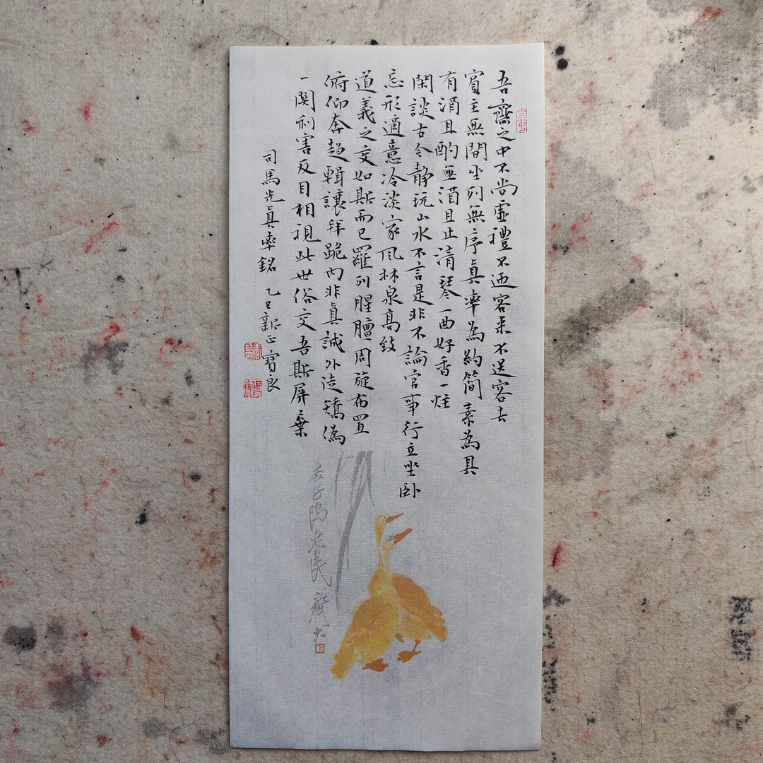 精品小楷司马光真率铭