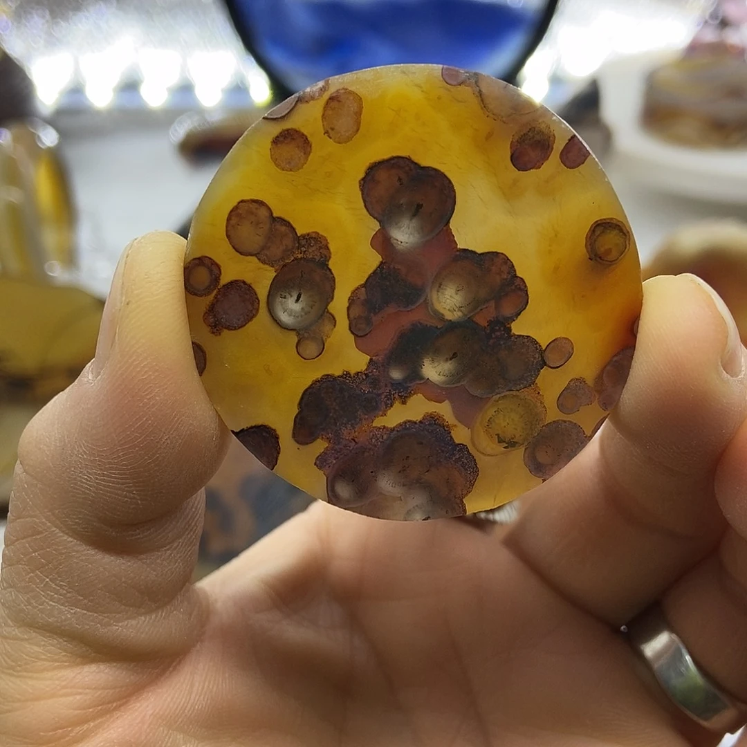 定制玛瑙巴玉玛瑙象形花牌