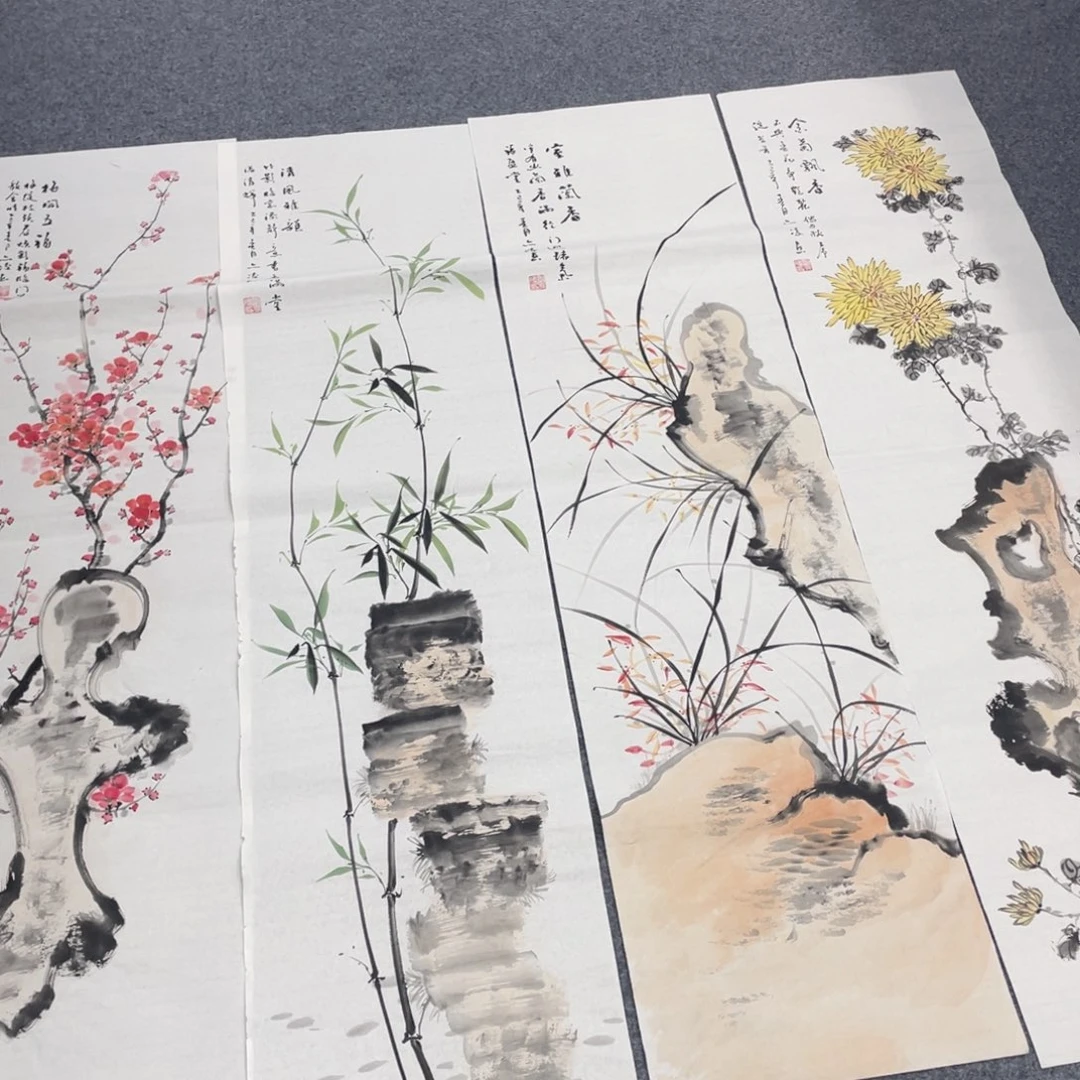 国画手绘国画欣赏一下