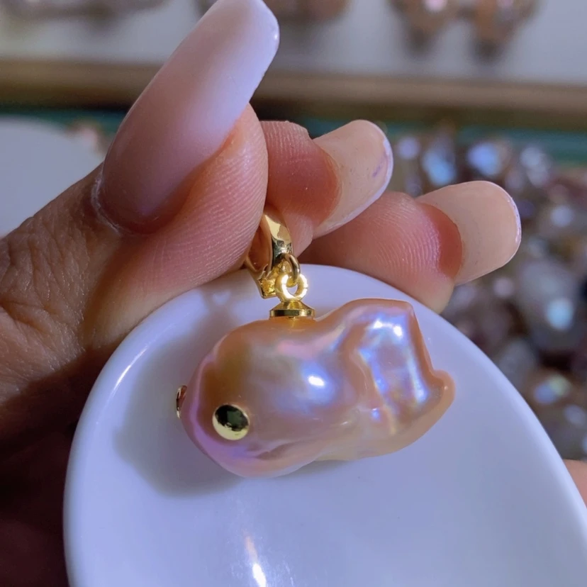 【闪购商品】淡水珍珠天然珍珠（微瑕）合金