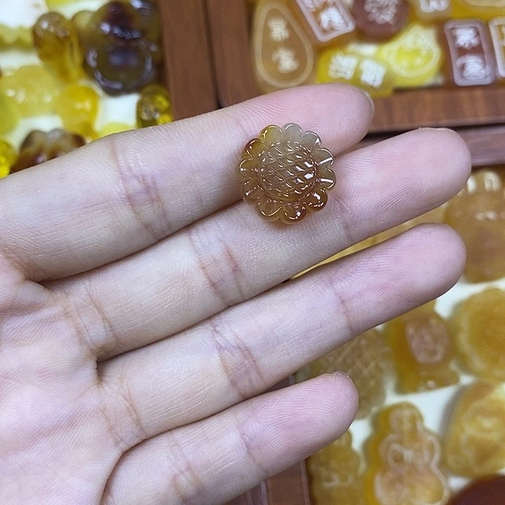 吊坠橄榄核向日葵47