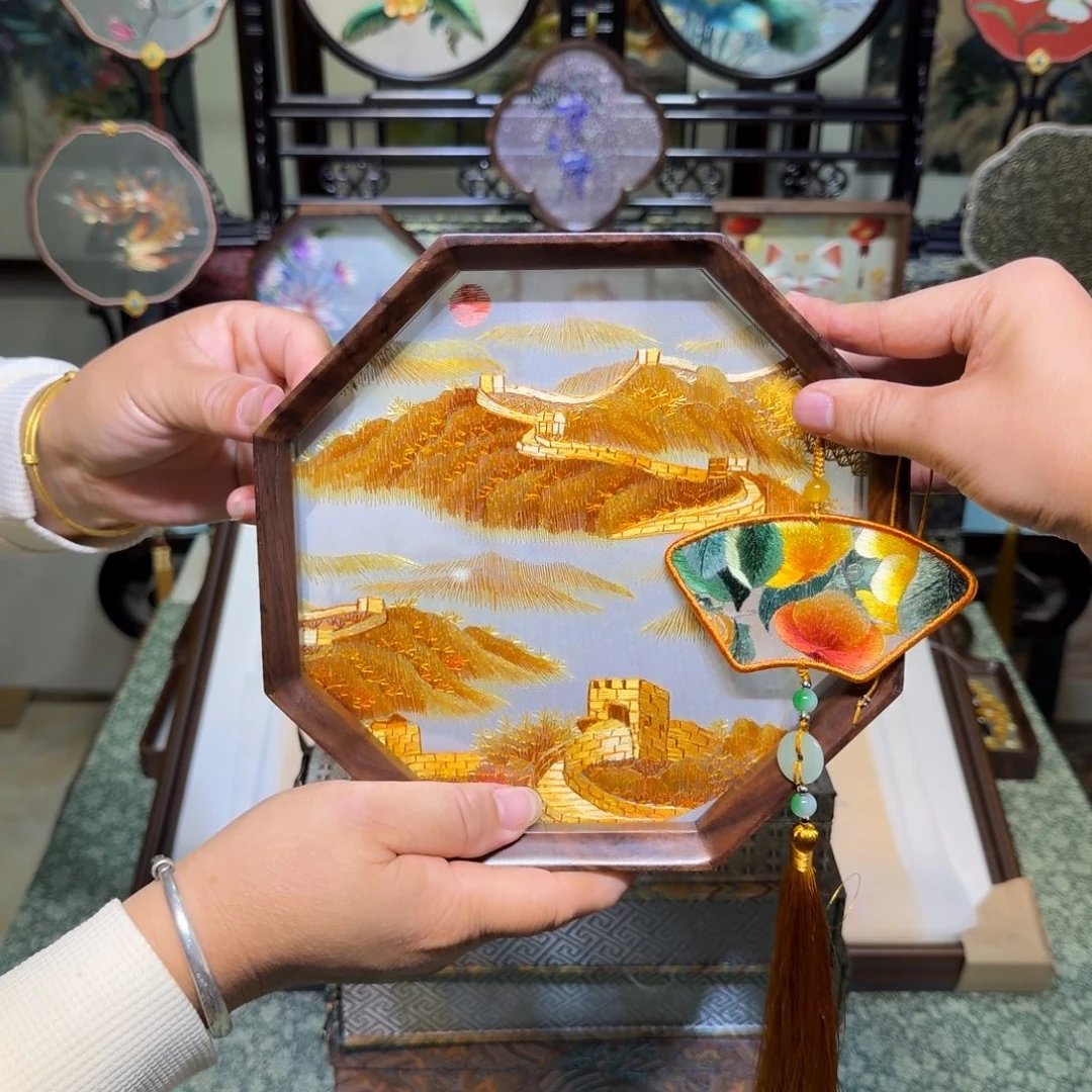 刺绣手工苏绣工艺制作技艺精湛