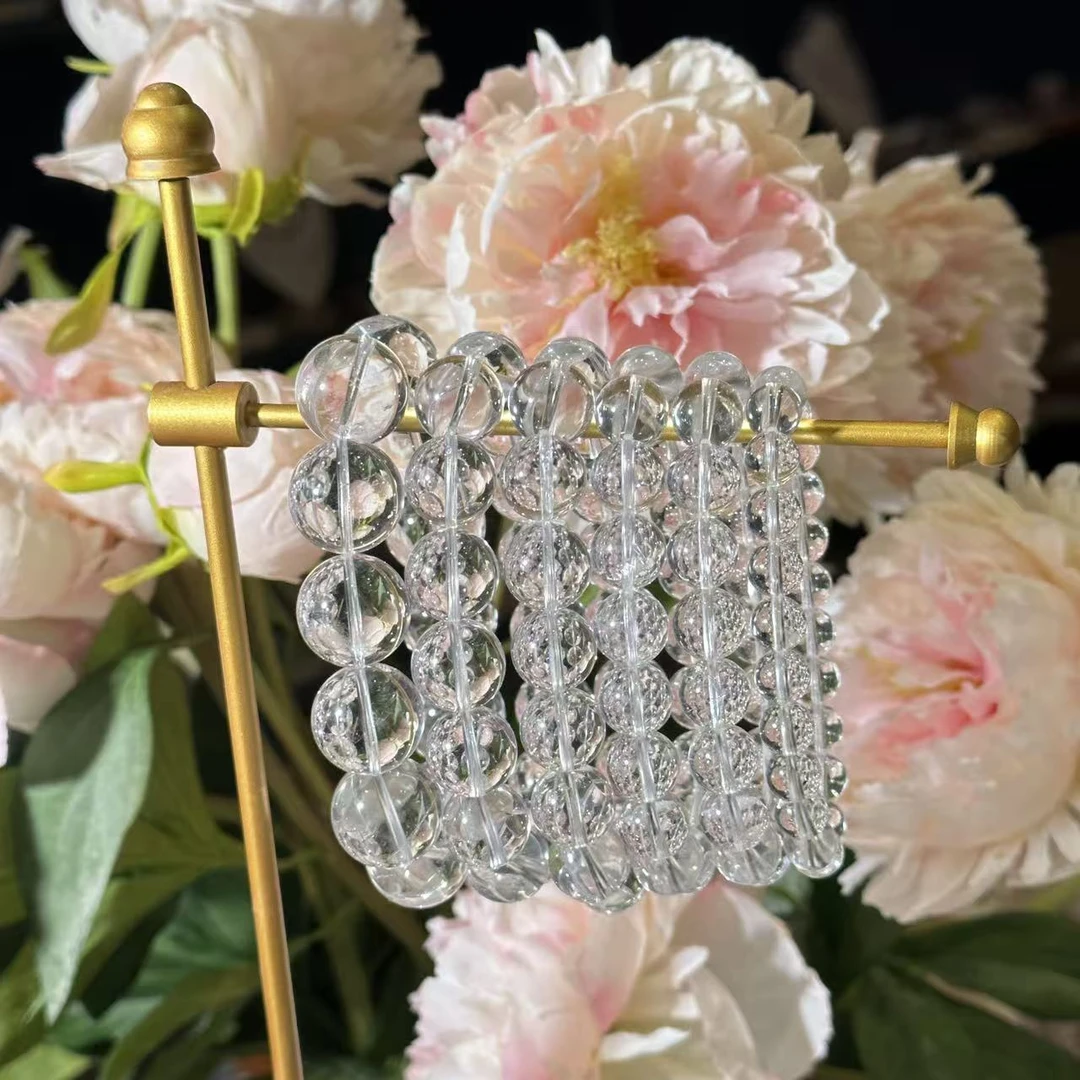 B05 天然白水晶手串 多样性发其一