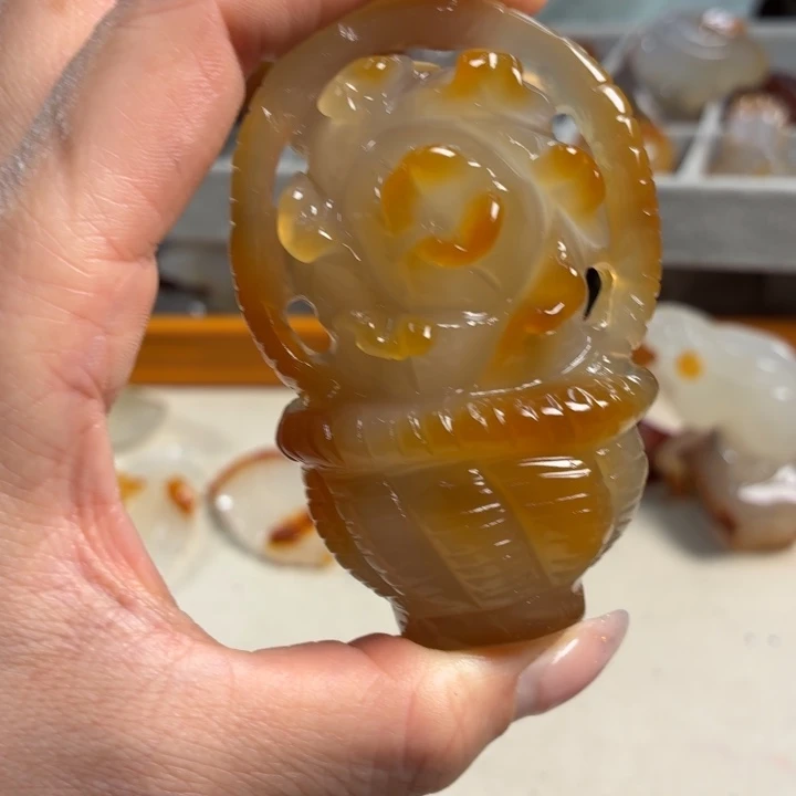 玛瑙/玉髓未镶嵌吊坠(不含链)