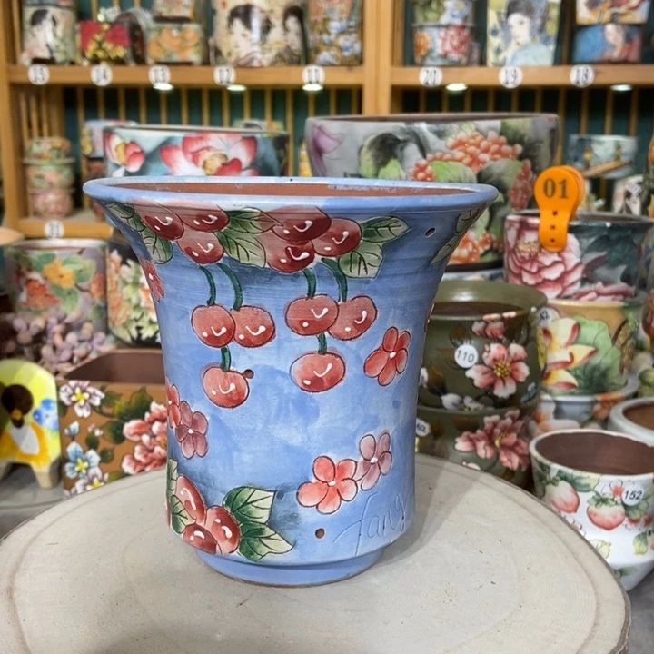 红陶景德镇艺术手绘作品