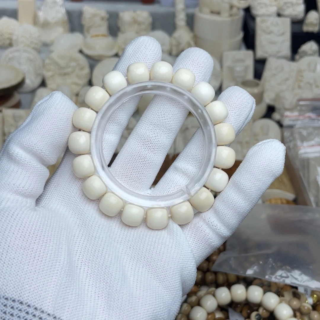 腕***工猛犸象牙手串/手链/手镯