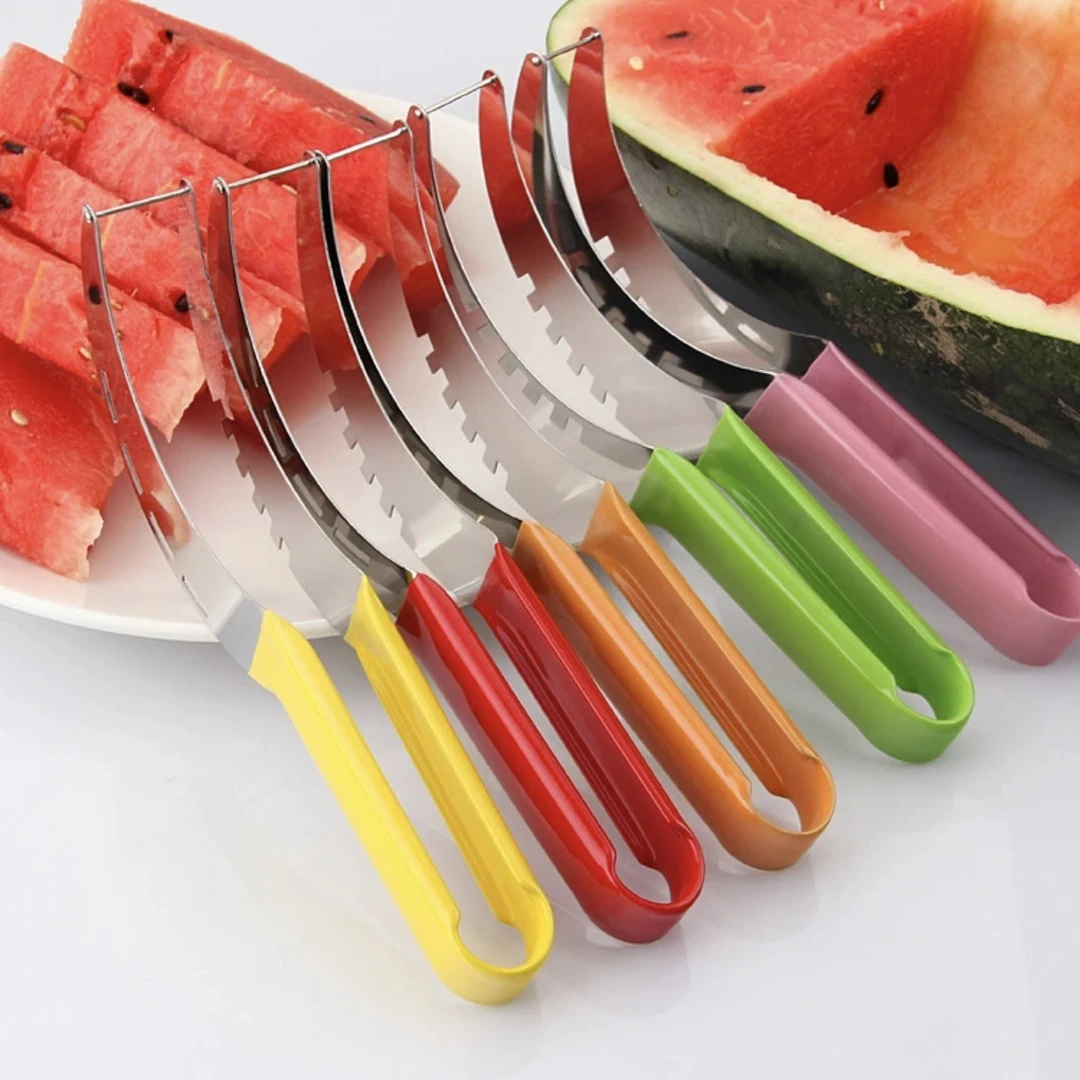 彩色水果切割切片工具家用哈密瓜西瓜切块器夏季夏天必备切西瓜