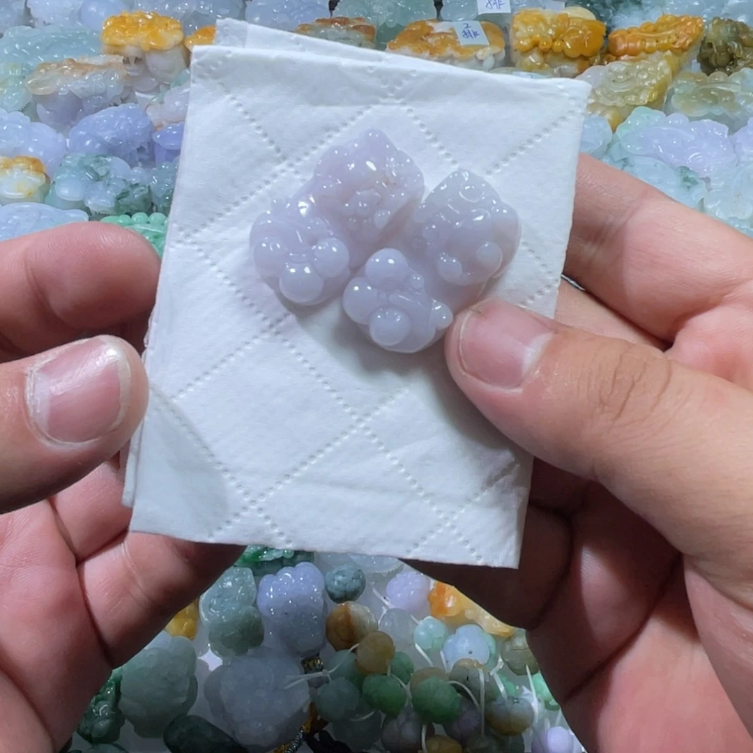 翡翠未镶嵌颈饰天然