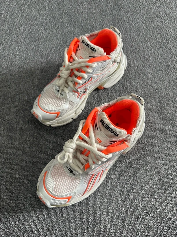 99新 Balenciaga/巴黎世家 runner 白橙 老爹鞋 39