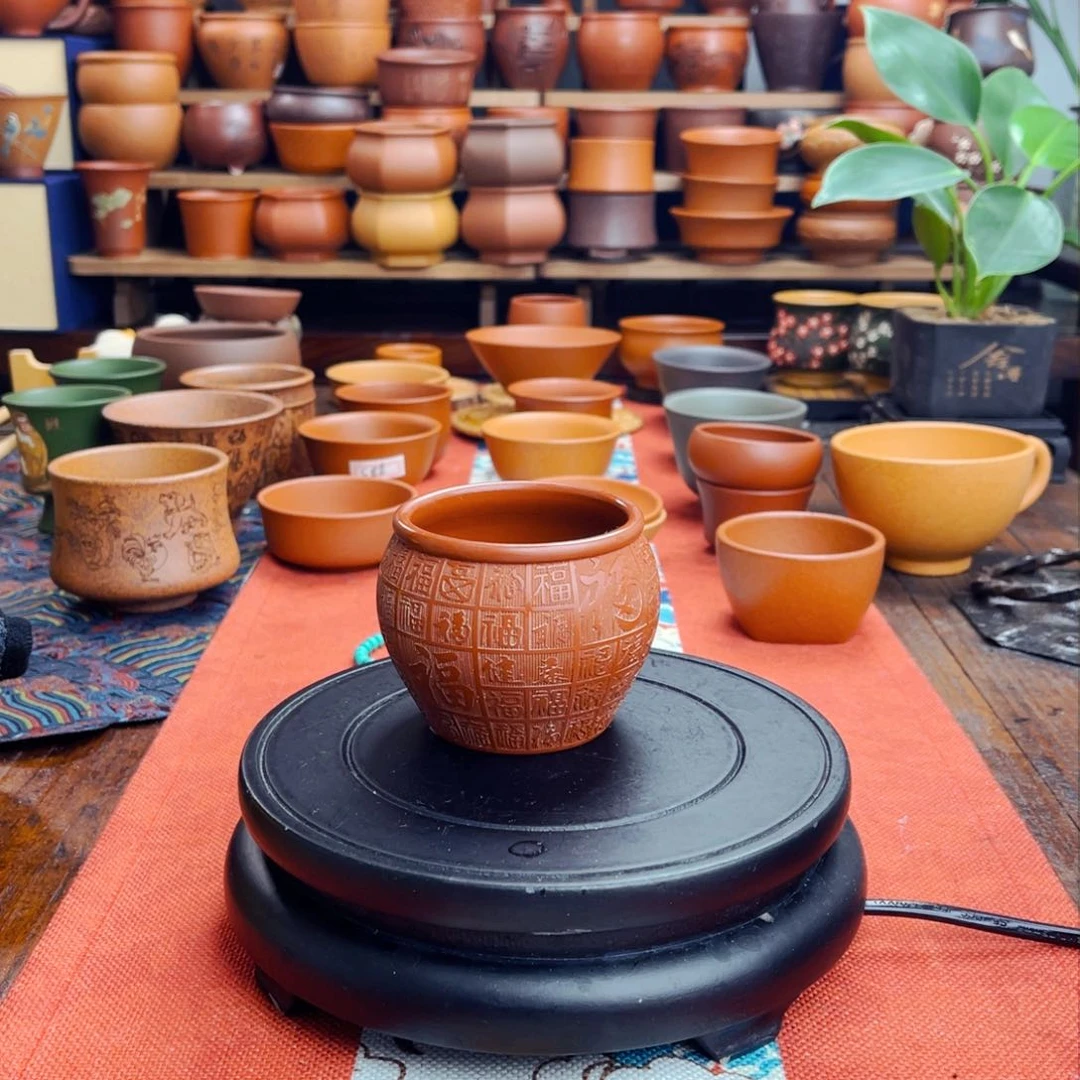 紫砂茶杯宜兴紫砂